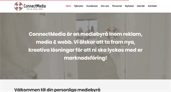 Desktop Screenshot of connectmedia.se